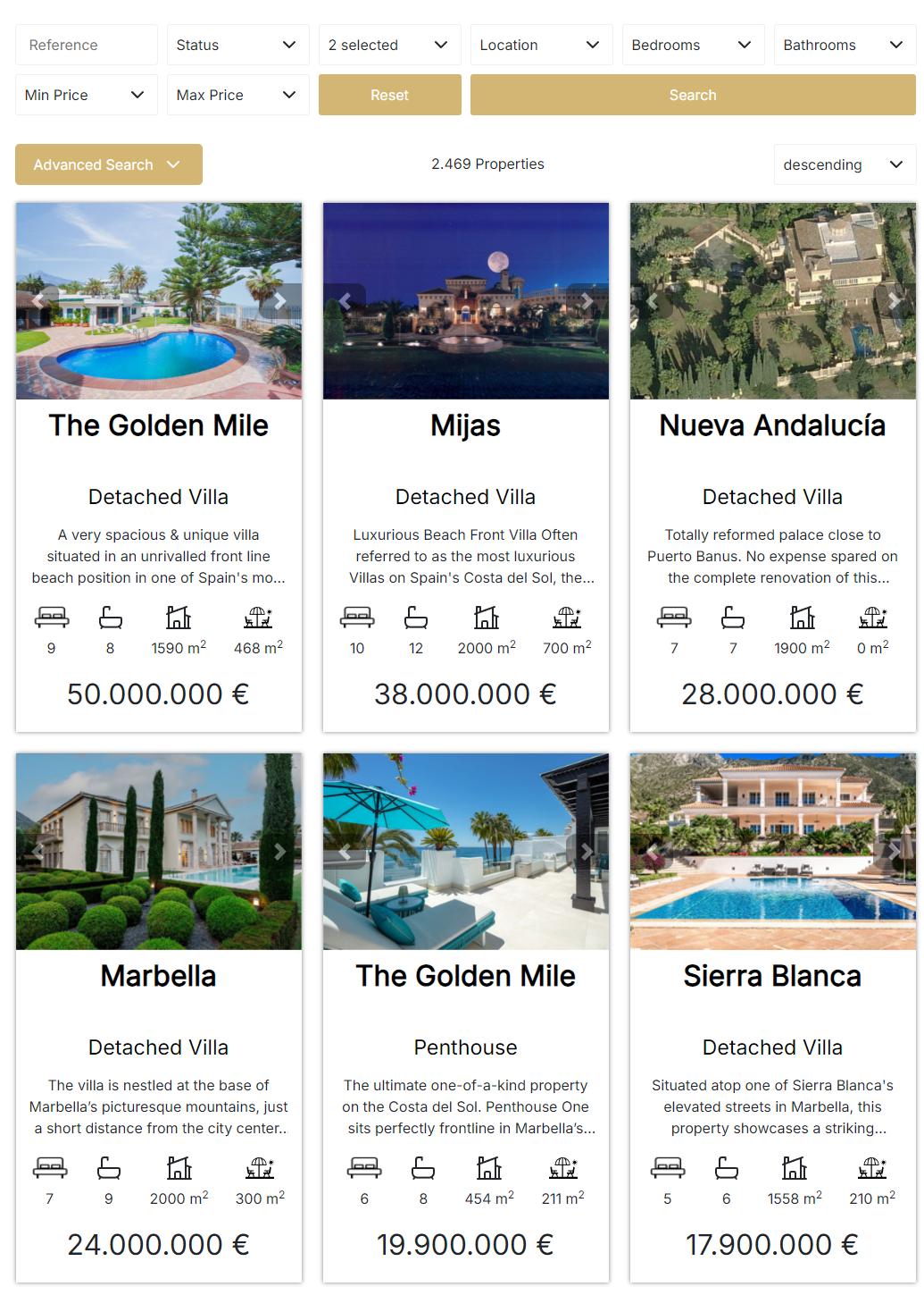 Luxury Property Browser